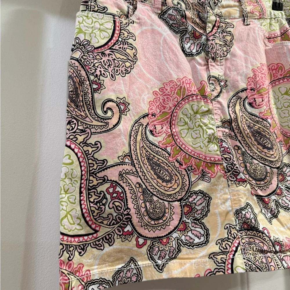 Croft & Barrow Paisley Women's Skort Size 8 - Picture 2 of 12
